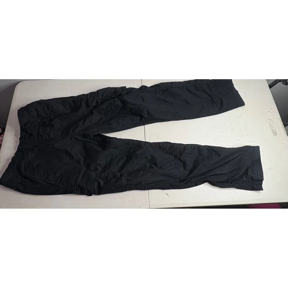 Hollister Slim Straight Cargo Pants Black Epic Flex  Size XS